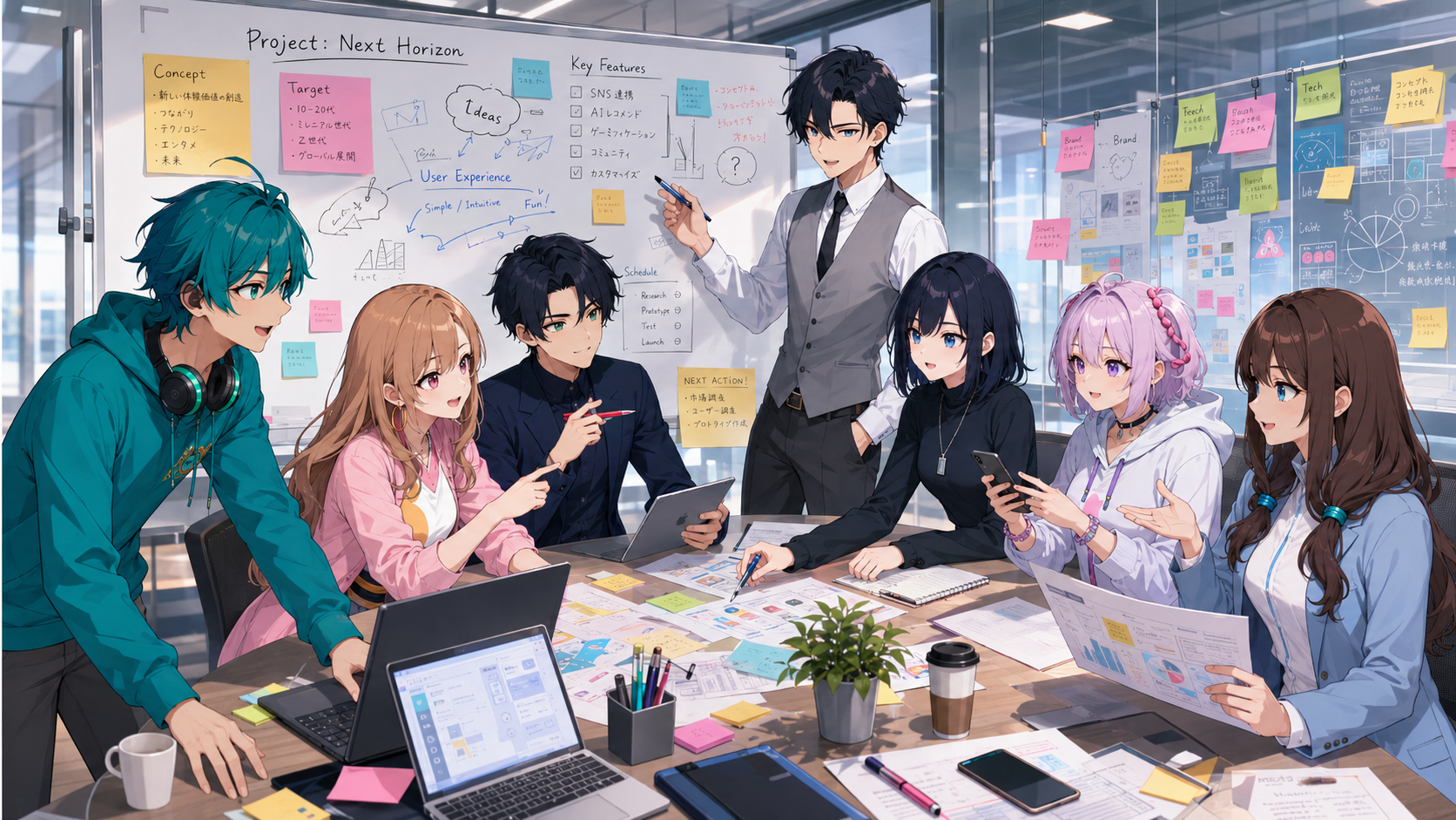 ヒダネのAI社員チーム全員集合